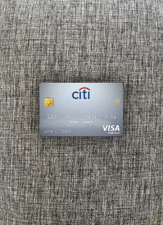 Suède Citibank visa platine carte photolook avant